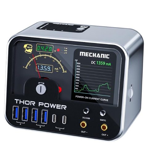 Fuente de alimentación DC regulada de diagnóstico Thor Power inteligente Mechanic con interfaz de expansión — imagen 1