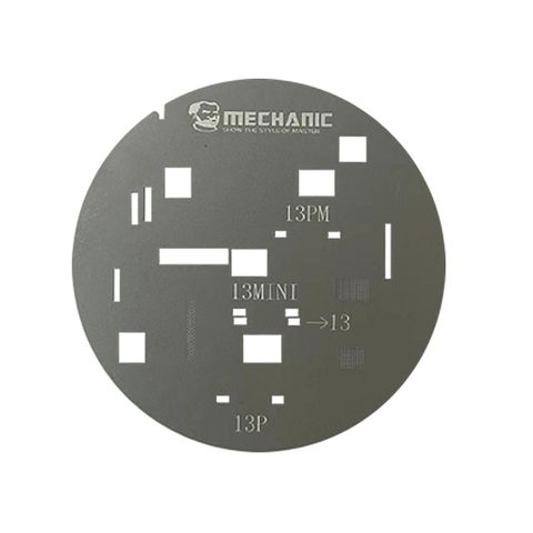 Plantilla de acero UFO Mechanic para protección de pantalla LCD de iPhone 11 hasta 13 Pro Max (3 pcs) — imagen 3