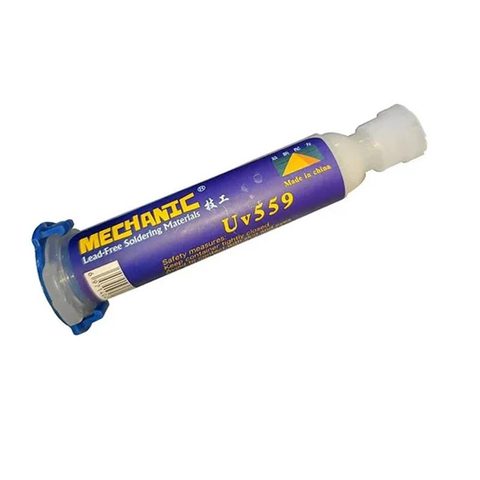 Pasta de flux neutro Uv559 Mechanic (10mL) — imagen 2