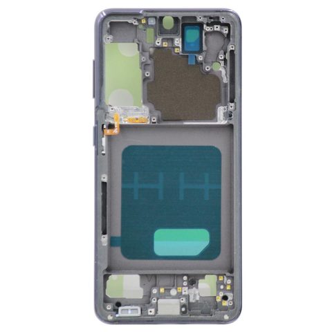 Marco intermedio con adhesivo para Galaxy S21 (G991), Phantom Gray