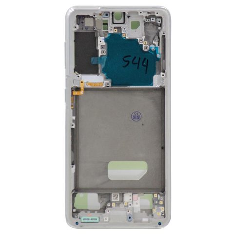 Marco intermedio con adhesivo para Galaxy S21 (G991), Phantom Silver