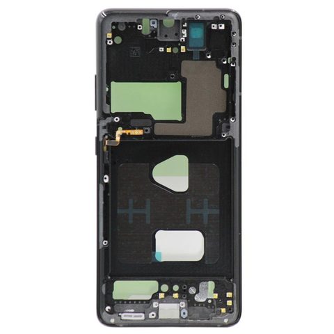 Marco intermedio con adhesivo para Galaxy S21 Ultra 5G (G998), Phantom Black — imagen 1