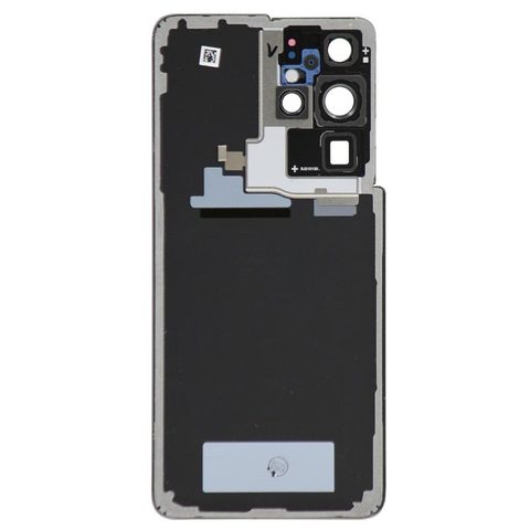 Carcasa trasera con lente de cámara OEM Pull para Galaxy S21 Ultra 5G (G998), Phantom Black — imagen 2