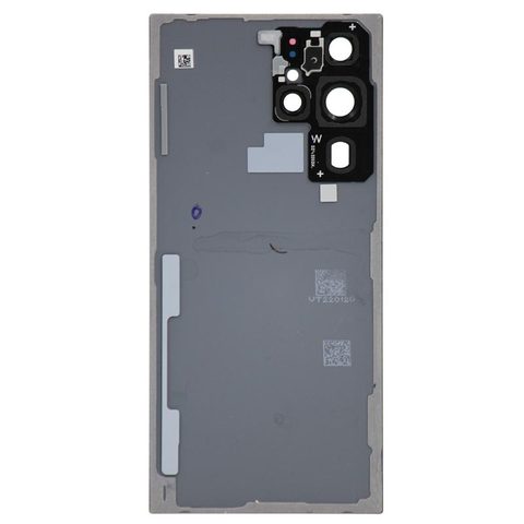 Carcasa trasera con lente de cámara OEM Pull para Galaxy S22 Ultra 5G (G908), White — imagen 2