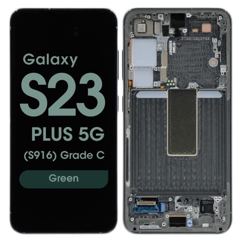 Pantalla OLED con táctil + marco OEM Pull para Galaxy S23 Plus 5G (S916), Grado C, Green — imagen 1
