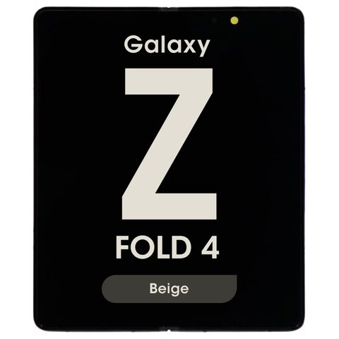Pantalla OLED con táctil + marco OEM Pull para Galaxy Z Fold 4 (F936), Versión US, Grado B, Main Screen / Beige — imagen 1