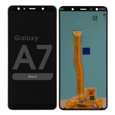 Pantalla OLED con táctil sin marco para Galaxy A7 (A750), Black — imagen 1