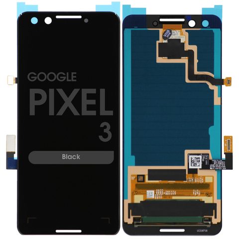 Pantalla OLED con táctil sin marco para Google Pixel 3, Black — imagen 1