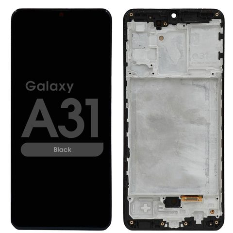 Pantalla OLED con táctil + marco para Galaxy A31, A315 / 2020 / Black — imagen 1