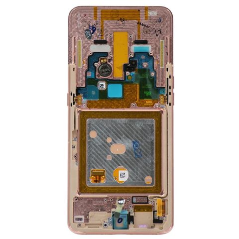 Pantalla OLED con táctil + marco para Galaxy A80 (A805), Angel Gold — imagen 3