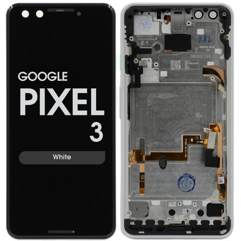 Pantalla OLED con táctil + marco para Google Pixel 3, White — imagen 1