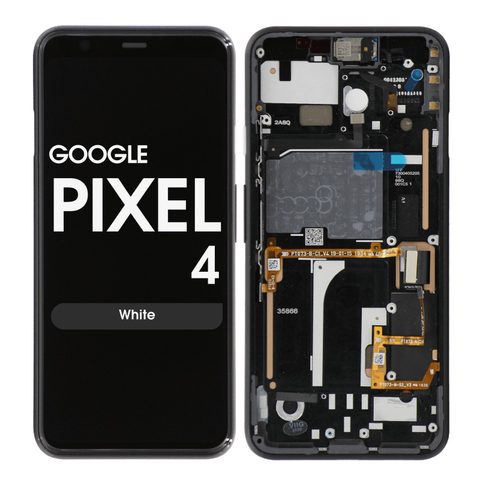 Pantalla OLED con táctil + marco para Google Pixel 4, White — imagen 1