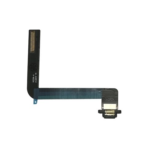 Flex de puerto de carga dock Premium para iPad 7 / iPad 8 / iPad 9, Black / Sodering Required — imagen 1