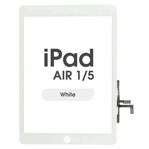 Cristal táctil con digitalizador Premium para iPad Air 1 / iPad 5, White — imagen 1