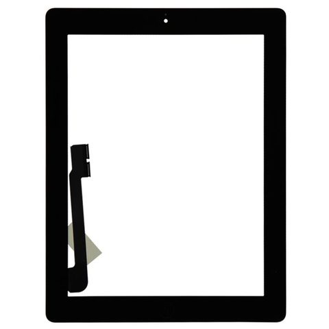 Cristal táctil con digitalizador y botón de inicio Premium para iPad 3, Black — imagen 2
