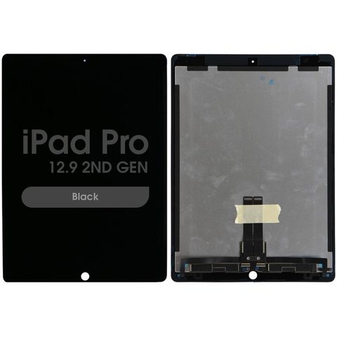Pantalla LCD con táctil Premium para iPad Pro 12.9 2nd Gen w/ Daughterboard, Black — imagen 1