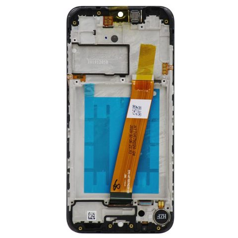 Pantalla LCD con táctil + marco Premium para Galaxy A01 (A015), Versión Internacional, Narrow Connector / USB-C / Black — imagen 3