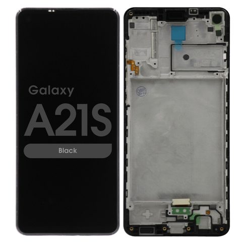 Pantalla LCD con táctil + marco Premium para Galaxy A21s (A217), Black — imagen 1