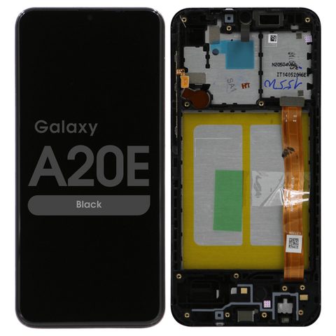 Pantalla OLED con táctil + marco Premium para Galaxy A20e (A202), Black — imagen 1