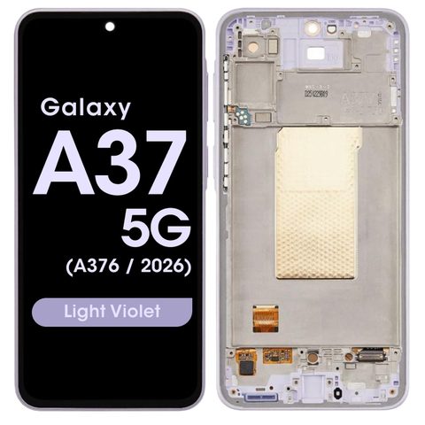 Pantalla OLED con táctil + marco Premium para Galaxy A37 5G, A376 / 2026 / Light Violet — imagen 1