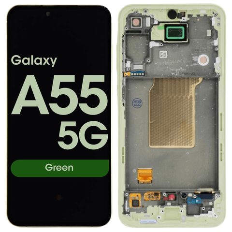Pantalla OLED con táctil + marco Premium para Galaxy A55 5G, A556 / 2024 / Green — imagen 1