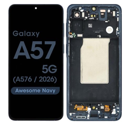 Pantalla OLED con táctil + marco Premium para Galaxy A57 5G, A576 / 2026 / Awesome Navy — imagen 1