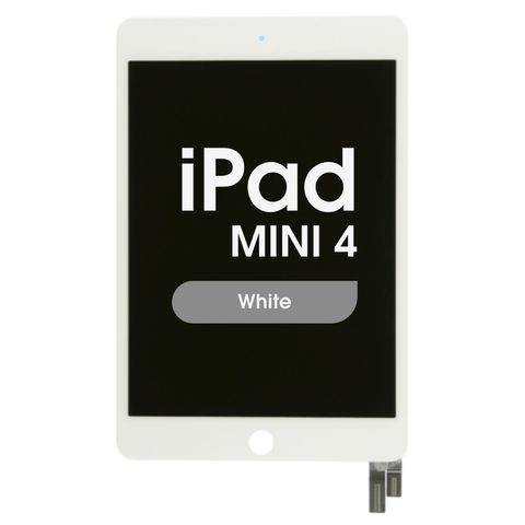 Pantalla LCD con táctil Premium Refurbished para iPad Mini 4, Sleep / Wake Flex Pre-installed / White — imagen 1