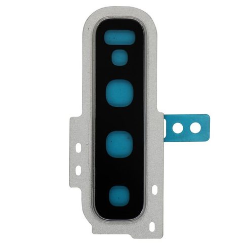 Lente de cámara trasera con anillo bisel para Galaxy S10 (G973), Prism White — imagen 1