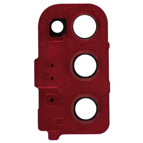 Lente de cámara trasera con anillo bisel para Galaxy S20 (G980), Aura Red — imagen 2