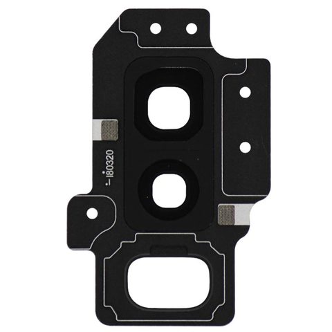 Lente de cámara trasera con anillo bisel para Galaxy S9 Plus (G965), Midnight Black — imagen 2