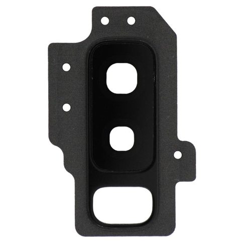 Lente de cámara trasera con anillo bisel para Galaxy S9 Plus (G965), Midnight Black