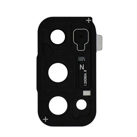 Tapa de lente de cámara trasera con anillo bisel para Galaxy S20 FE 5G (G781), Cosmic Black — imagen 2