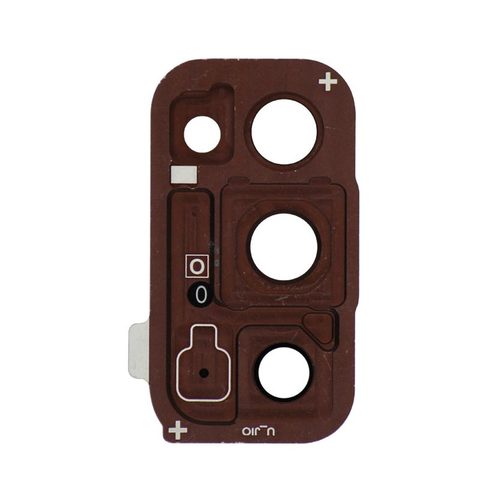 Tapa de lente de cámara trasera con anillo bisel para Galaxy S20 FE 5G (G781), Cloud Orange — imagen 2