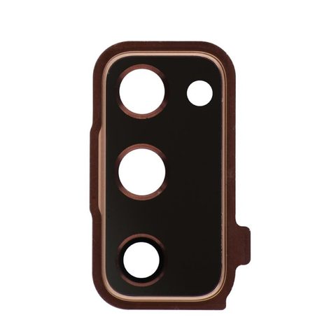 Tapa de lente de cámara trasera con anillo bisel para Galaxy S20 FE 5G (G781), Cloud Orange — imagen 1
