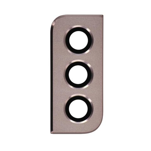 Tapa de lente de cámara trasera con anillo bisel para Galaxy S21 (G991), Gold — imagen 1