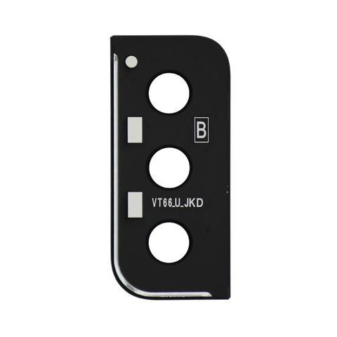 Tapa de lente de cámara trasera con anillo bisel para Galaxy S21 Plus 5G (G996), Phantom Black — imagen 2