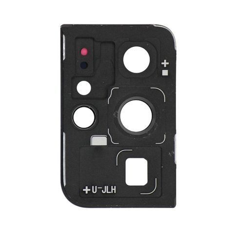 Tapa de lente de cámara trasera con anillo bisel para Galaxy S21 Ultra 5G (G998), Phantom Black — imagen 2