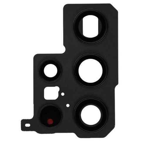 Tapa de lente de cámara trasera con anillo bisel para Galaxy S22 Ultra 5G (S908), Phantom Black — imagen 1