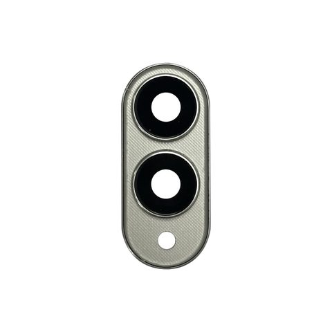 Tapa de lente de cámara trasera con anillo bisel para Galaxy S25 Edge (S937), Titanium Silver — imagen 1