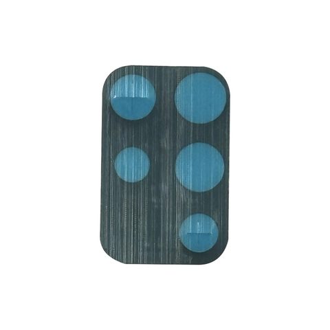Lente de cámara trasera con adhesivo para Galaxy A51 4G, A515 / 2019 / Glass Only / Black — imagen 3