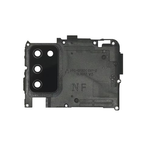 Lente de cámara trasera con anillo bisel de la tapa para Galaxy A02s, A025 / 2020 / Black / N Version — imagen 1