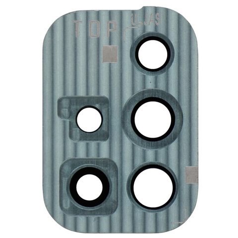 Lente de cámara trasera con anillo bisel de la tapa para Galaxy A71, A715 / 2020 / Prism Crush Blue — imagen 2
