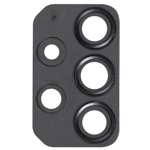 Lente de cámara trasera con anillo bisel de la tapa para Galaxy A72, A725 / 2021 / Awesome Black — imagen 1