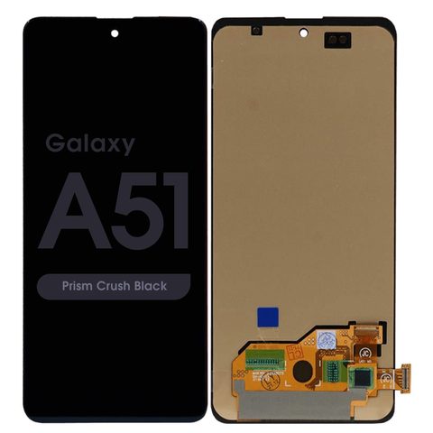 Pantalla LCD con táctil sin marco Reacondicionado para Galaxy A51, A515 / 2019 / Prism Crush Black — imagen 1