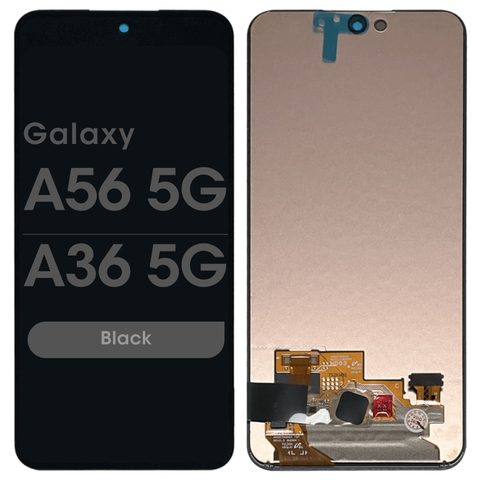 Pantalla LCD con táctil sin marco Reacondicionado para Galaxy A56 5G / A36 5G, A566 / 2025 / A366 / 2025 / Black — imagen 3