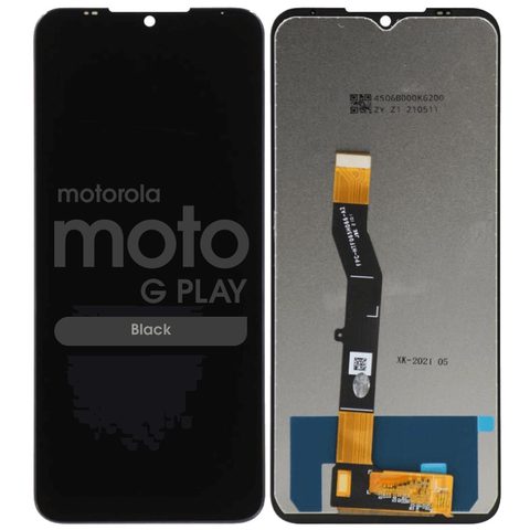 Pantalla LCD con táctil sin marco Reacondicionado para Moto G Play (XT2093), Black — imagen 1