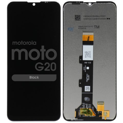 Pantalla LCD con táctil sin marco Reacondicionado para Moto G20, Black — imagen 1