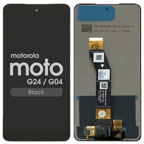 Pantalla LCD con táctil sin marco Reacondicionado para Moto G24 / G04 / G24 Power (XT2423), XT2421/ 2024 / XT2425-1/ 2024 / Black — imagen 1