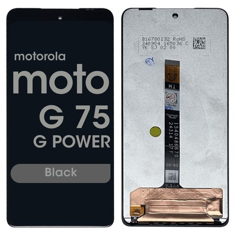 Pantalla LCD con táctil sin marco Reacondicionado para Moto G75 5G / G Power (XT2437), Black — imagen 1