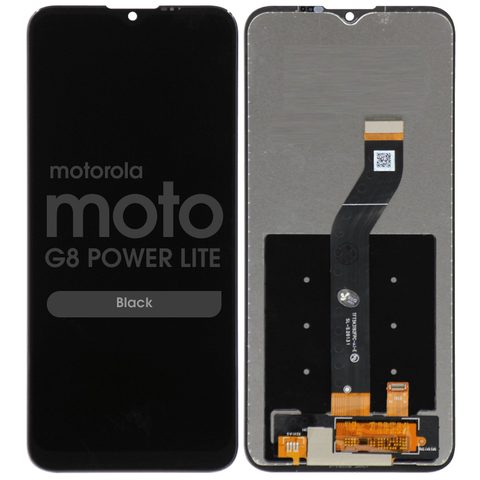 Pantalla LCD con táctil sin marco Reacondicionado para Moto G8 Power Lite (XT2055), Black — imagen 1